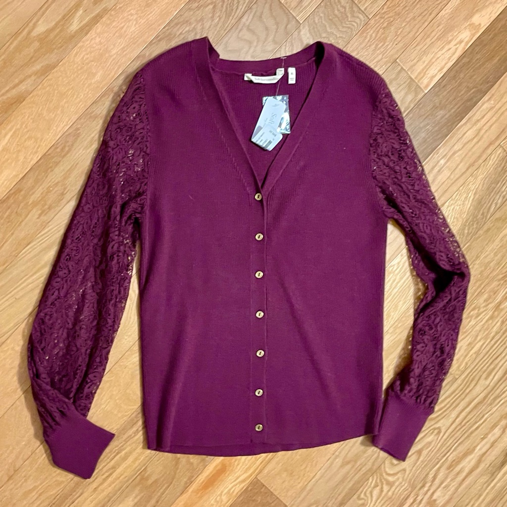 Nwt Soft Surroundings San Remo Lace Sweater